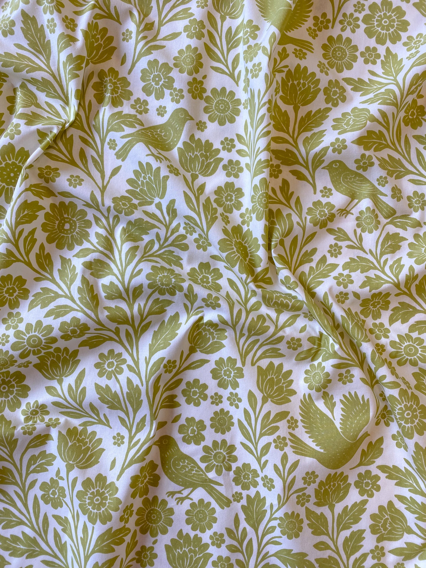 Tecido Canto de Primavera - Verde
