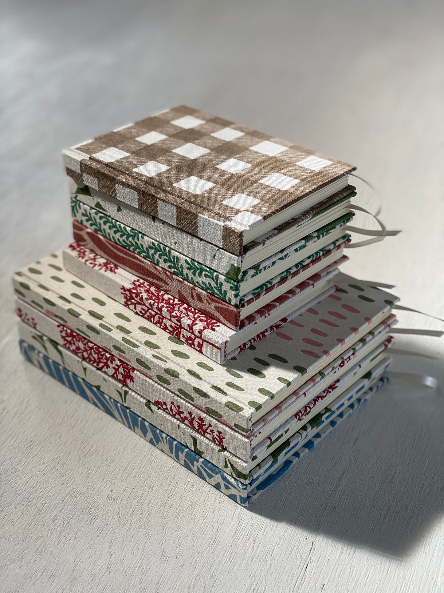 Caderno A6 - Vichy Bordado