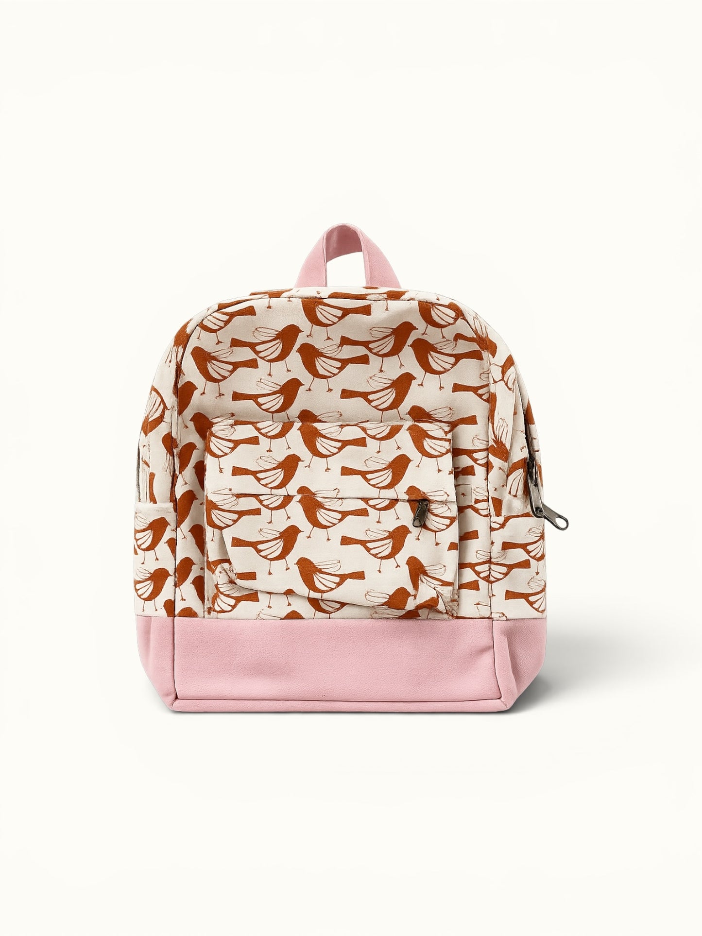 Mochila P Passaredo - Caramelo e Rosa