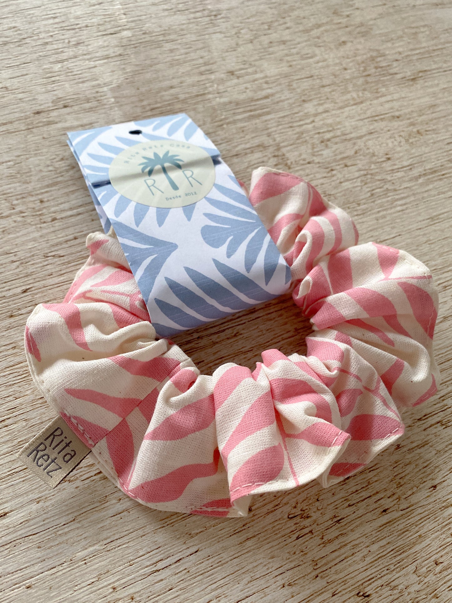 Scrunchie Eucalipto rosa
