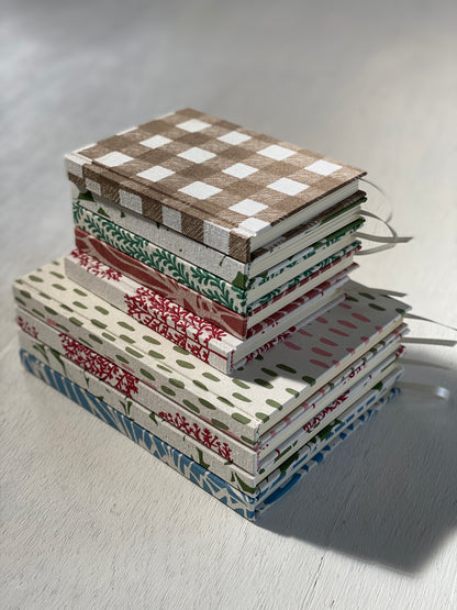 Caderno A6 - Vichy Bordado