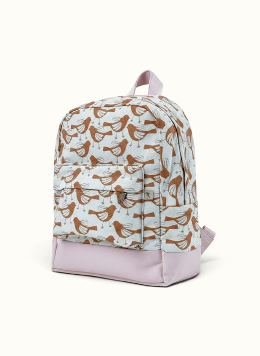 Mochila P Passaredo - Caramelo e Rosa