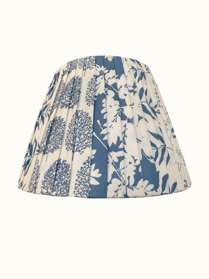 Cúpula G plissada Mix de estampas - Azul Índigo