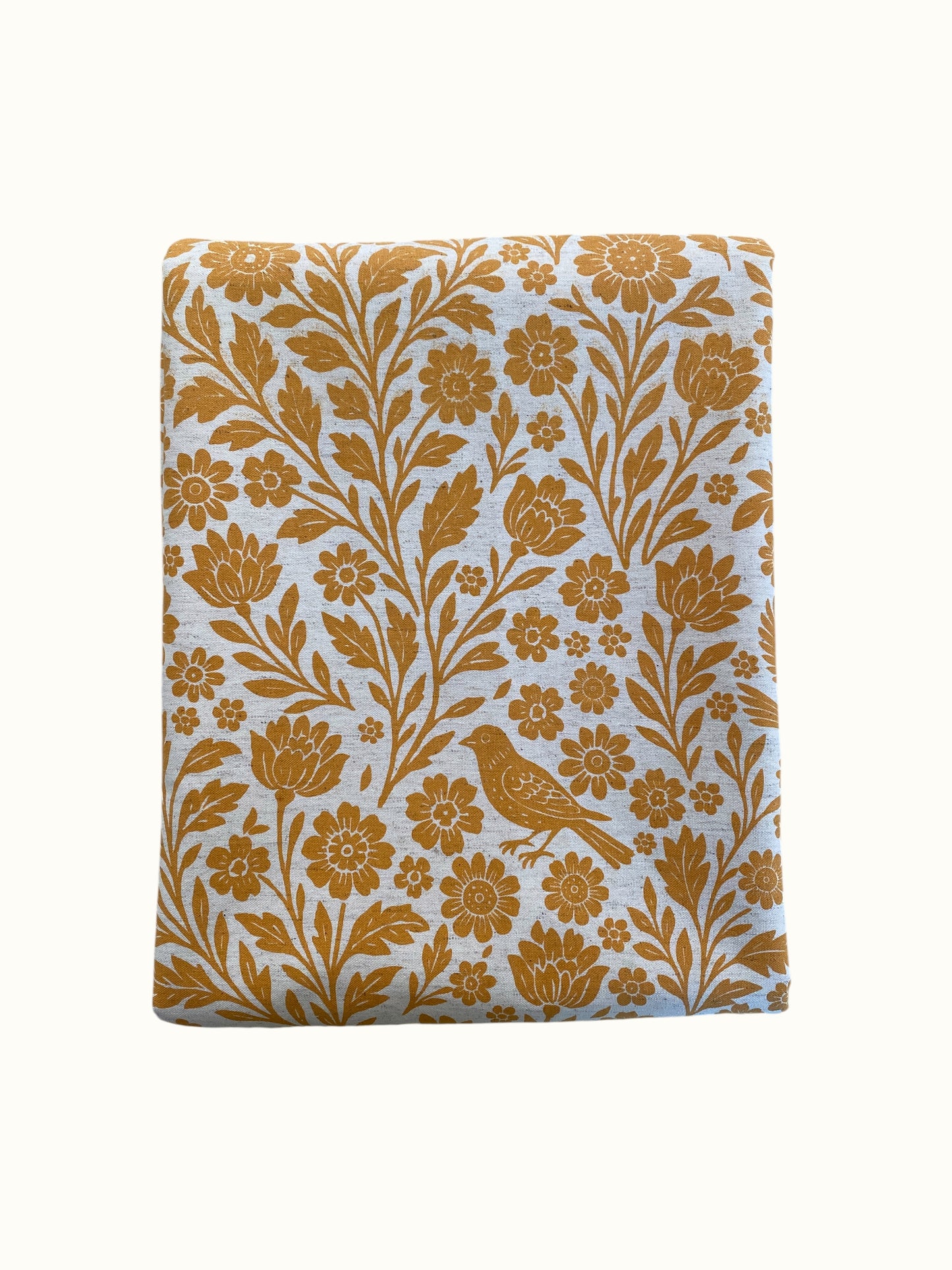 Toalha de mesa Canto de Primavera 4 lugares - Amarelo Aurora