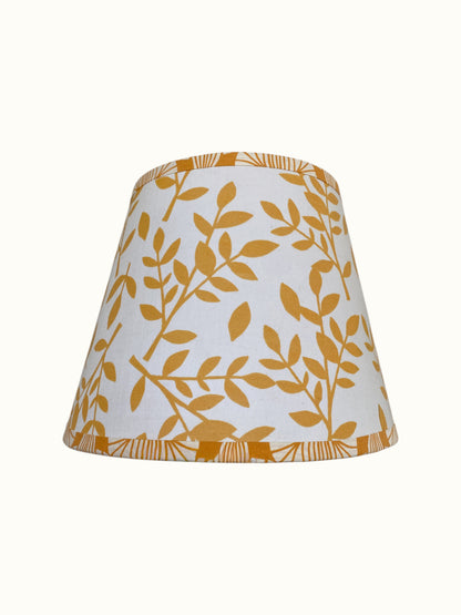 Cúpula M Folhinhas - Amarelo Açafrão